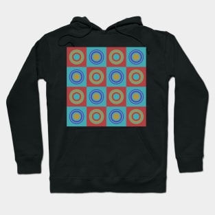 1960's style abstract geometrical design Hoodie